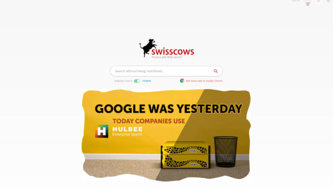 swisscows private search engine