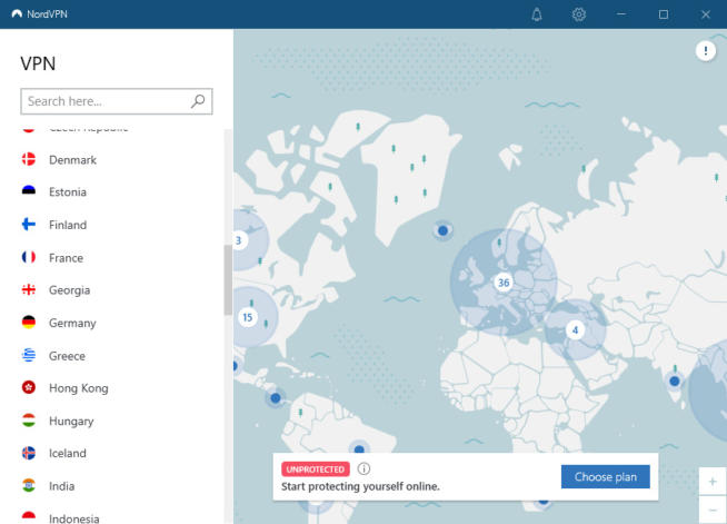 desktop client nordvpn