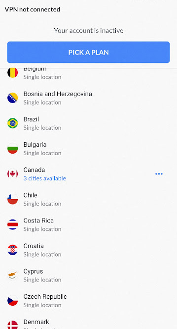 mobile app nordvpn