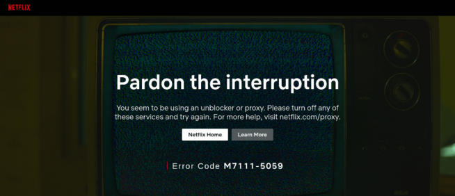 netflix error