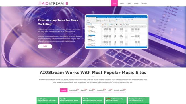 Aiostream soundcloud bot