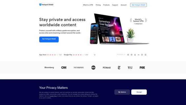 Hotspot Shield VPN chrome extension