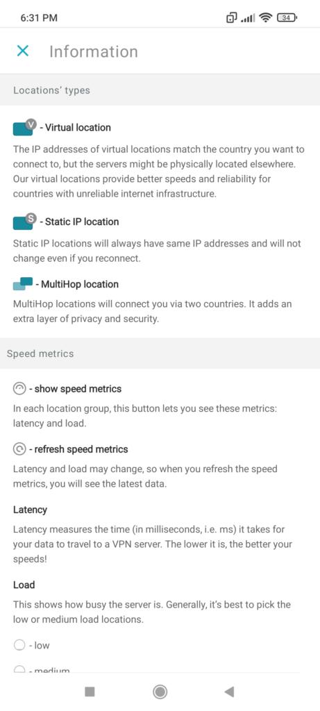 surfshark android countries-4