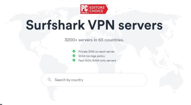 surfshark servers