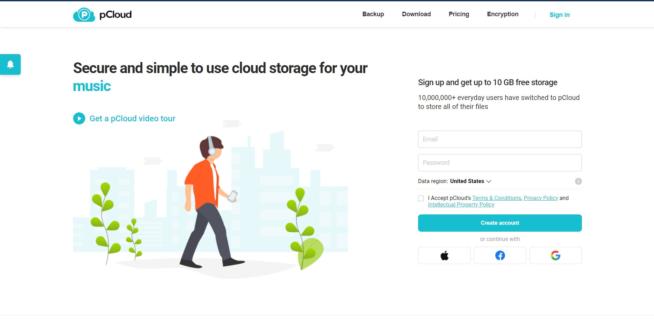 pCloud dropbox alternative