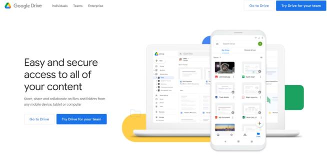 Google Drive dropbox alternative