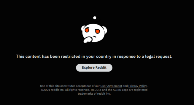 India VPN reddit ban