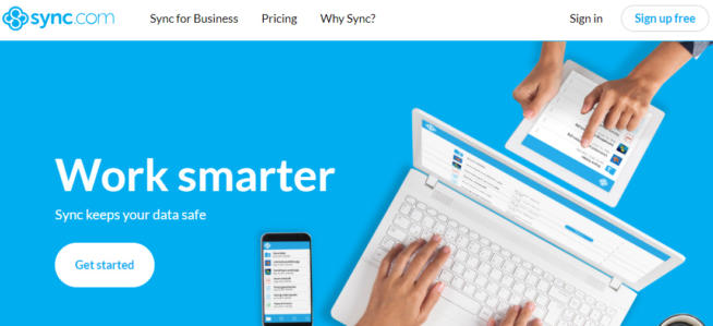 sync.com for business cloud storage