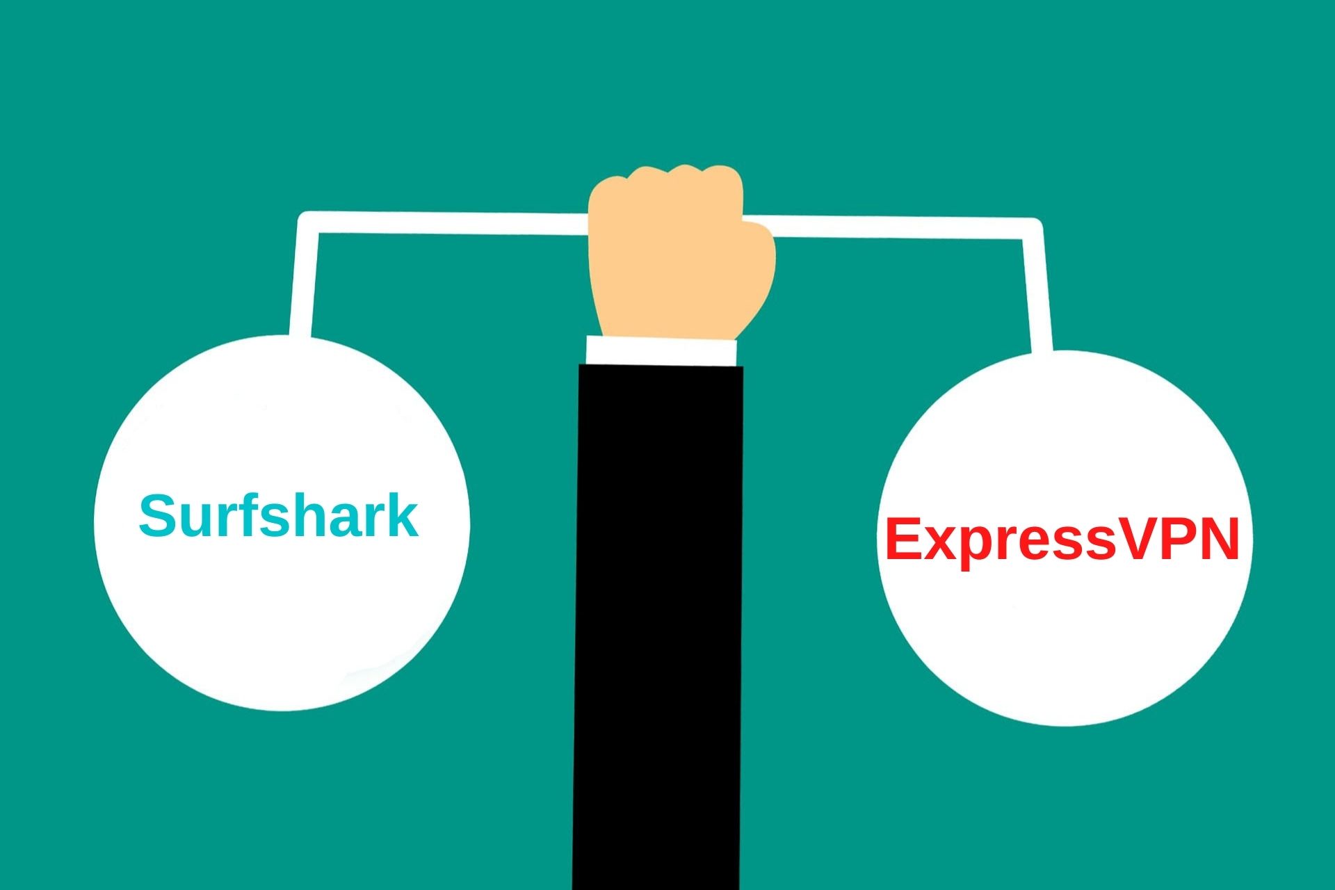 Surfshark vs expressvpn