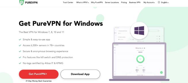 PureVPN Windows 10 VPN