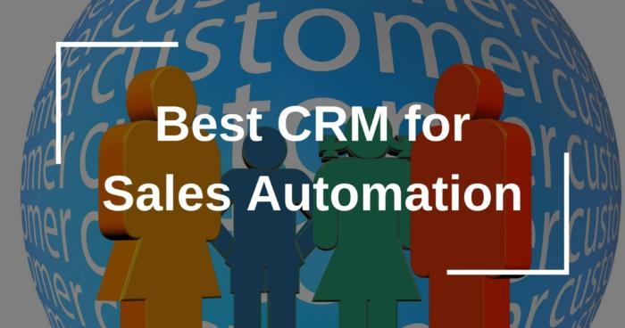 Best CRM for Sales Automation