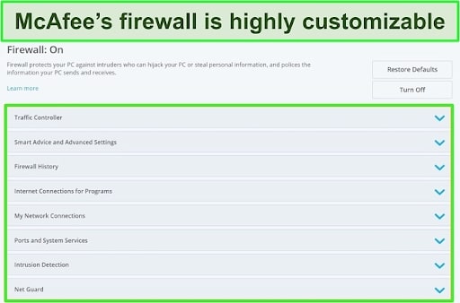 McAfee Firewall