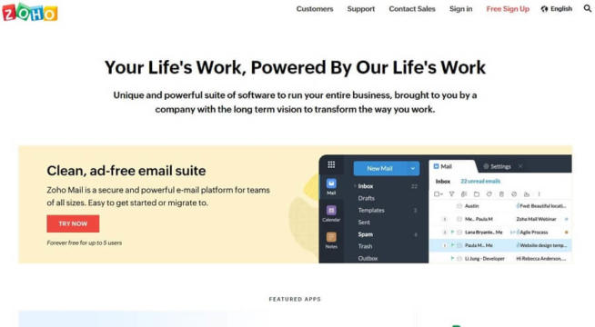 Zoho Project Management Software