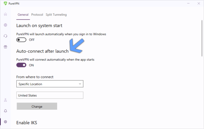 purevpn desktopa app auto connect