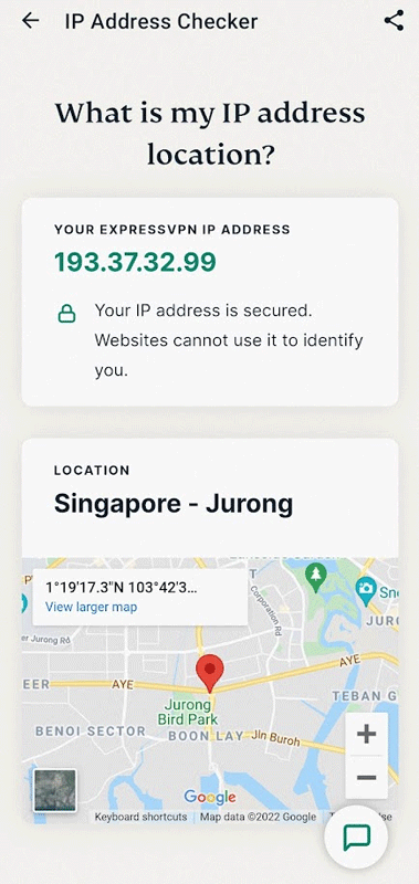 expressvpn ip address checker mobile app
