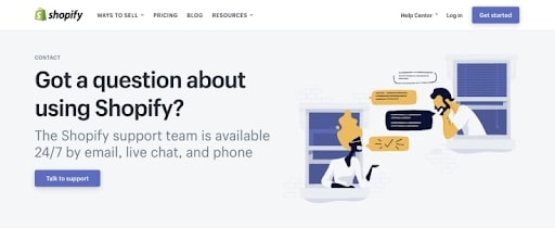 Shopify customer support