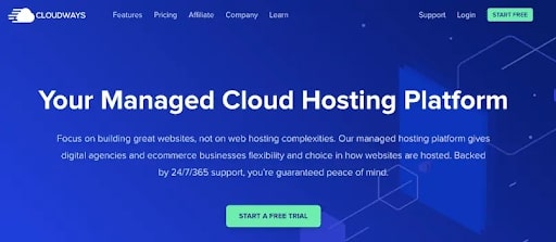 Cloudways website