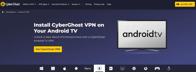 CyberGhost Android VPN