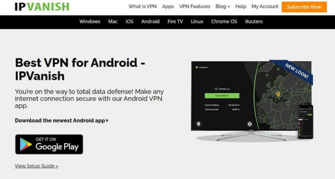 IPVanish Android VPN