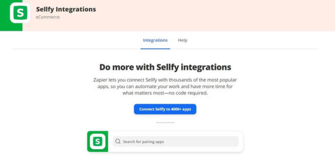 Sellfy Integrations