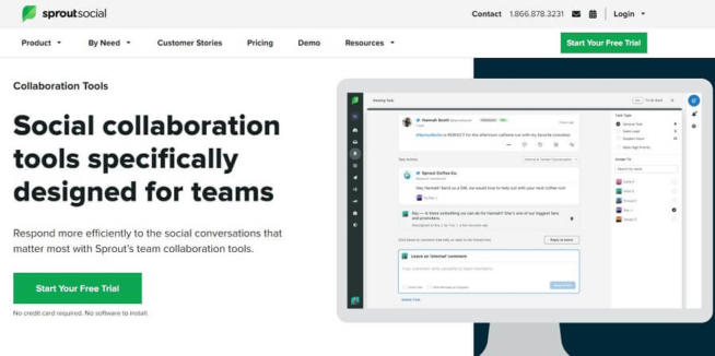 Sprout Social Collaboration tools