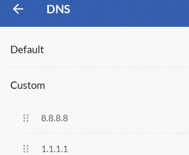 custom dns mobile app nordvpn