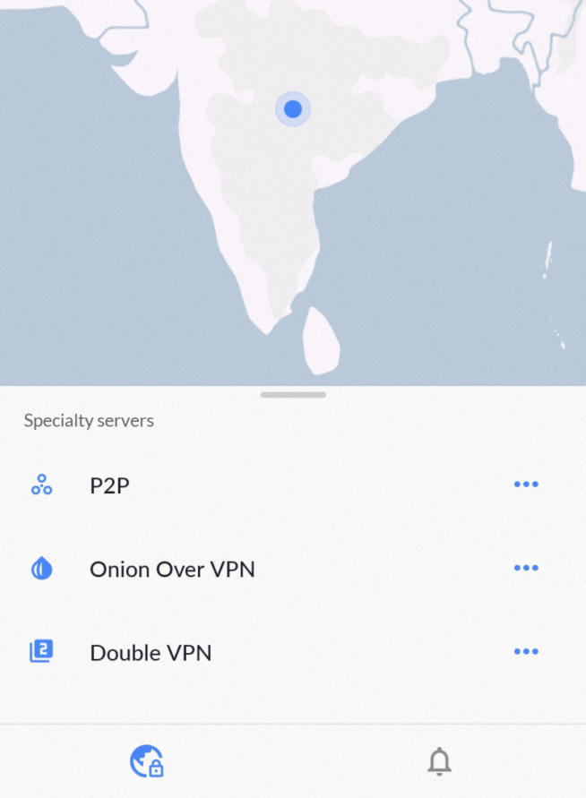 speciality servers mobile app nordvpn