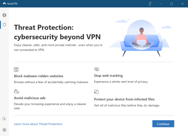 threat protection desktop app nordvpn