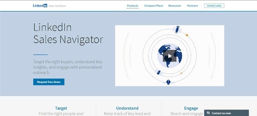 LinkedIn Sales Navigator database lead generation software