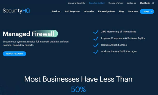 SecurityHQ Managed Firewall Service Provider