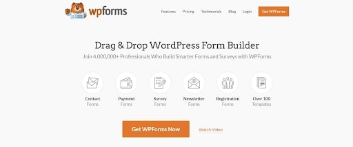 WPForms forms lead generation software