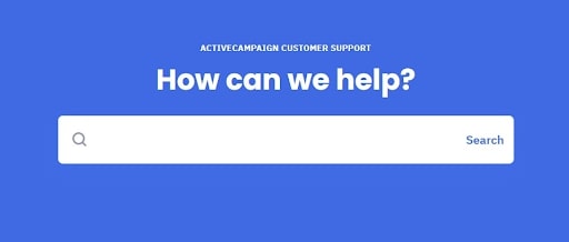 ActiveCampaign Customer Support