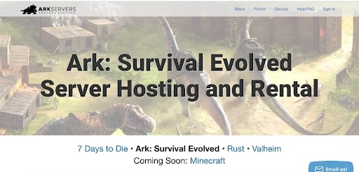 ArkServers Ark Server Hosting