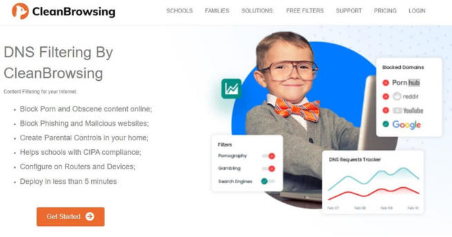 CleanBrowsing DNS Filtering Solution