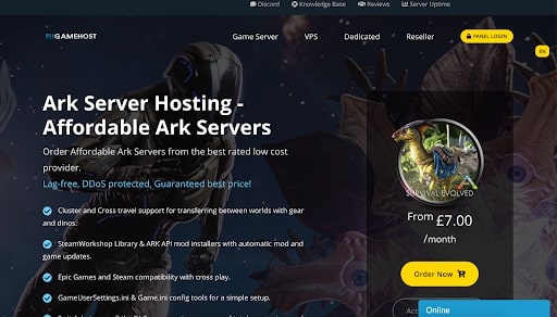 EUGameHost Ark Server Hosting