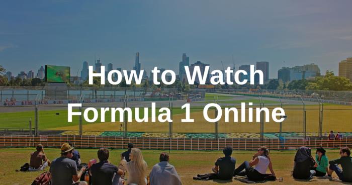 How to watch Formula 1 Online