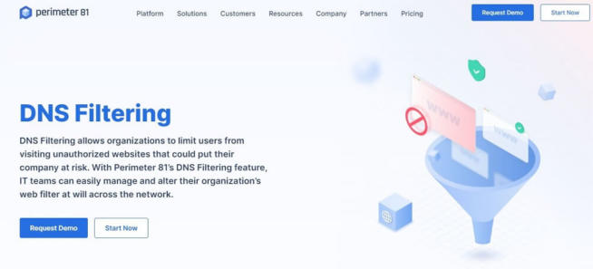 Perimeter 81 DNS Filtering Solution