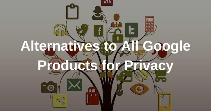Alternatives to All Google Products for Privacy