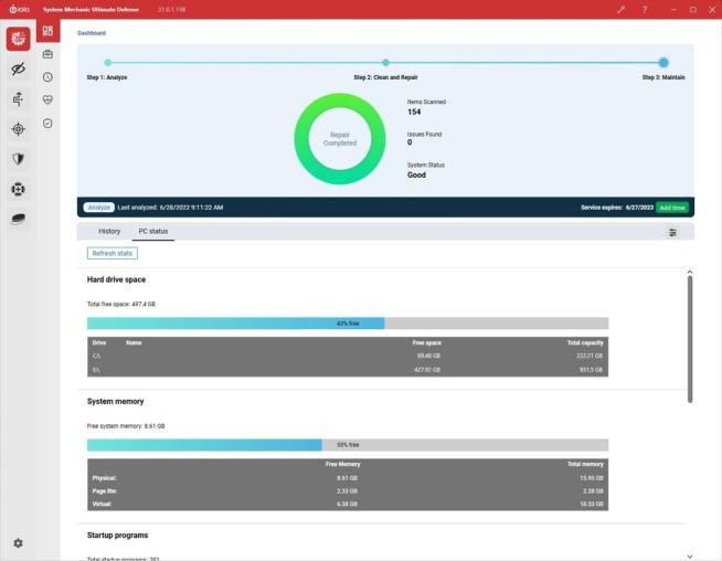 System Mechanic Ultimate Ease of Use