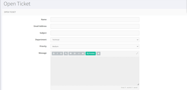 hidester support Ticket