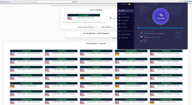 iTop VPN IP Leak Test