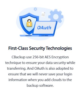 Cbackup Encryption