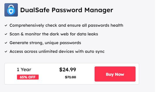 DualSafe Pricing