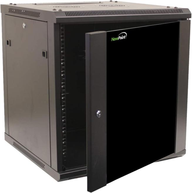 NavePoint 12U Wall Mount Network Server Cabinet Rack-2