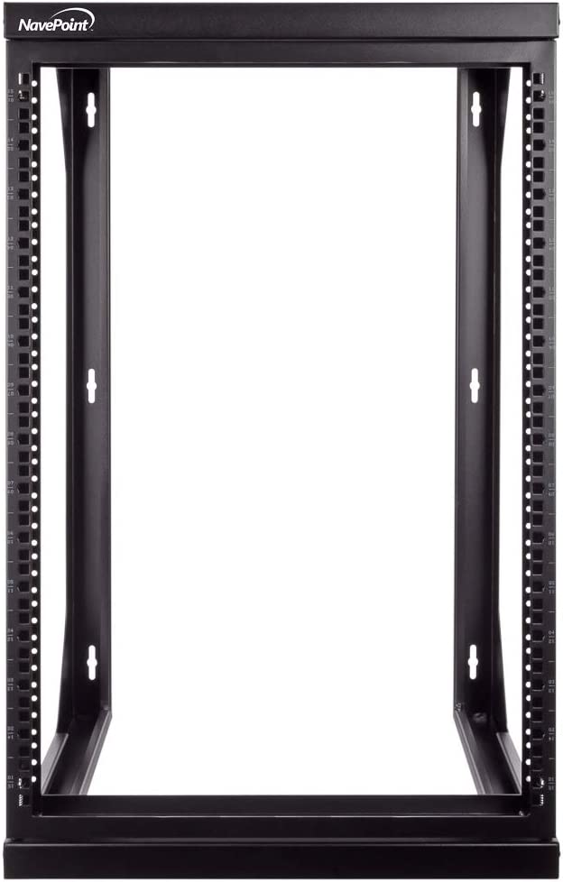 NavePoint 15U Wall Mount IT Open Frame Rack