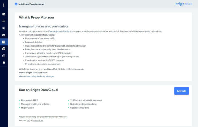 Bright Data Proxy Manager