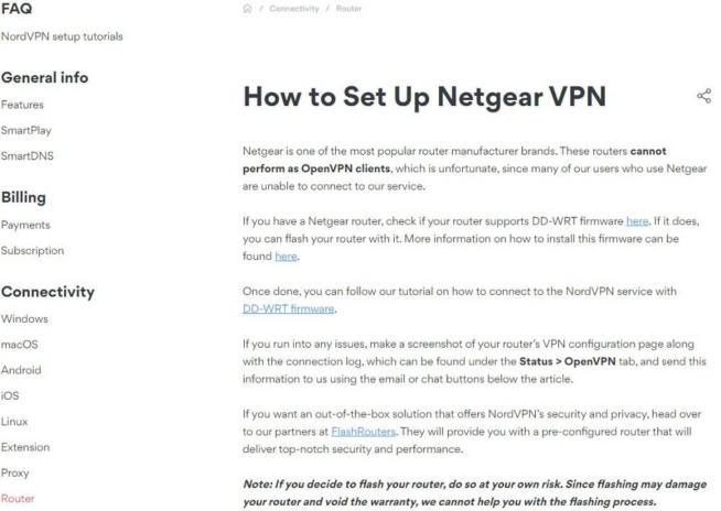 NordVPN Netgear Router Setup
