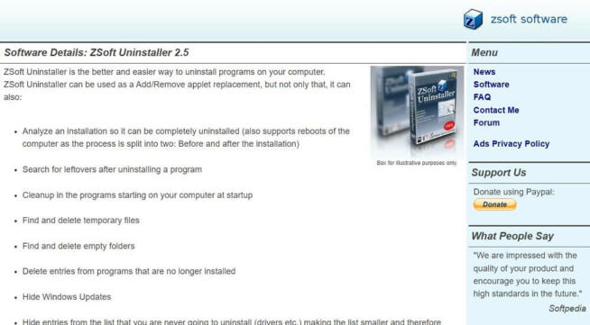 ZSoft Uninstaller