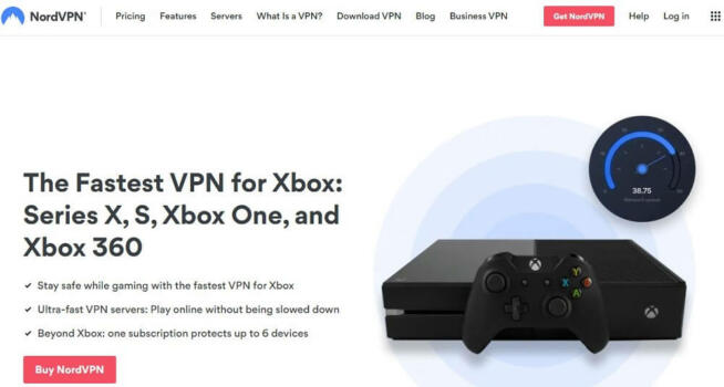 NordVPN Xbox