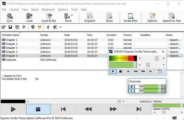express scribe Voice Recognition Software